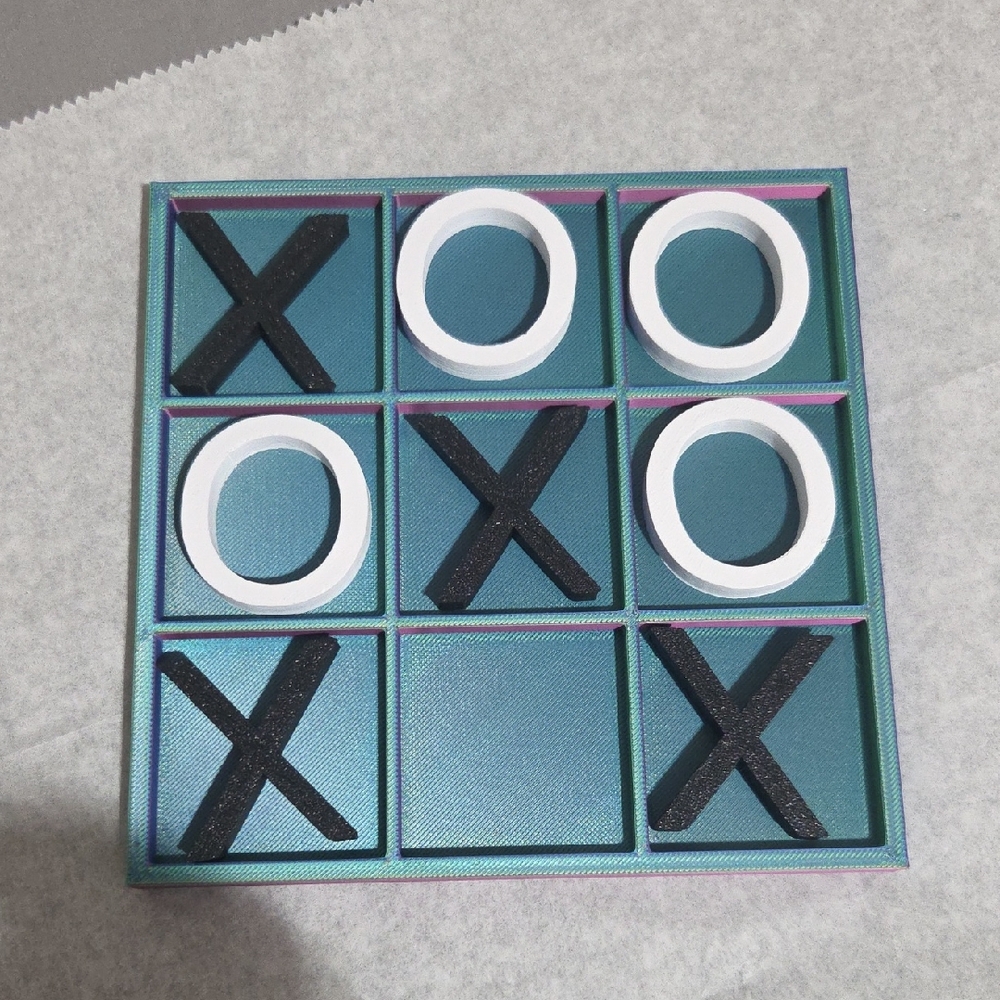 Hand Crafted 3-D Printed X & O Tic-Tac-X's & O's